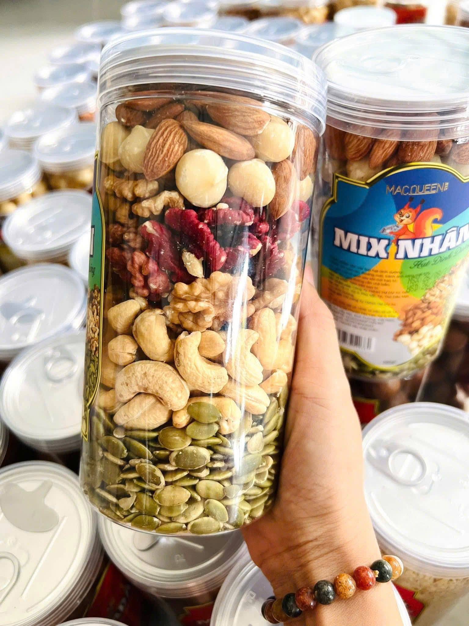 Mix ngũ hạt tách vỏ rang